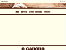 Tablet Screenshot of o-gaucho.com
